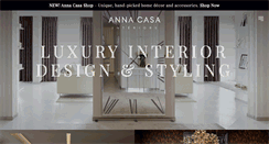 Desktop Screenshot of annacasainteriors.com